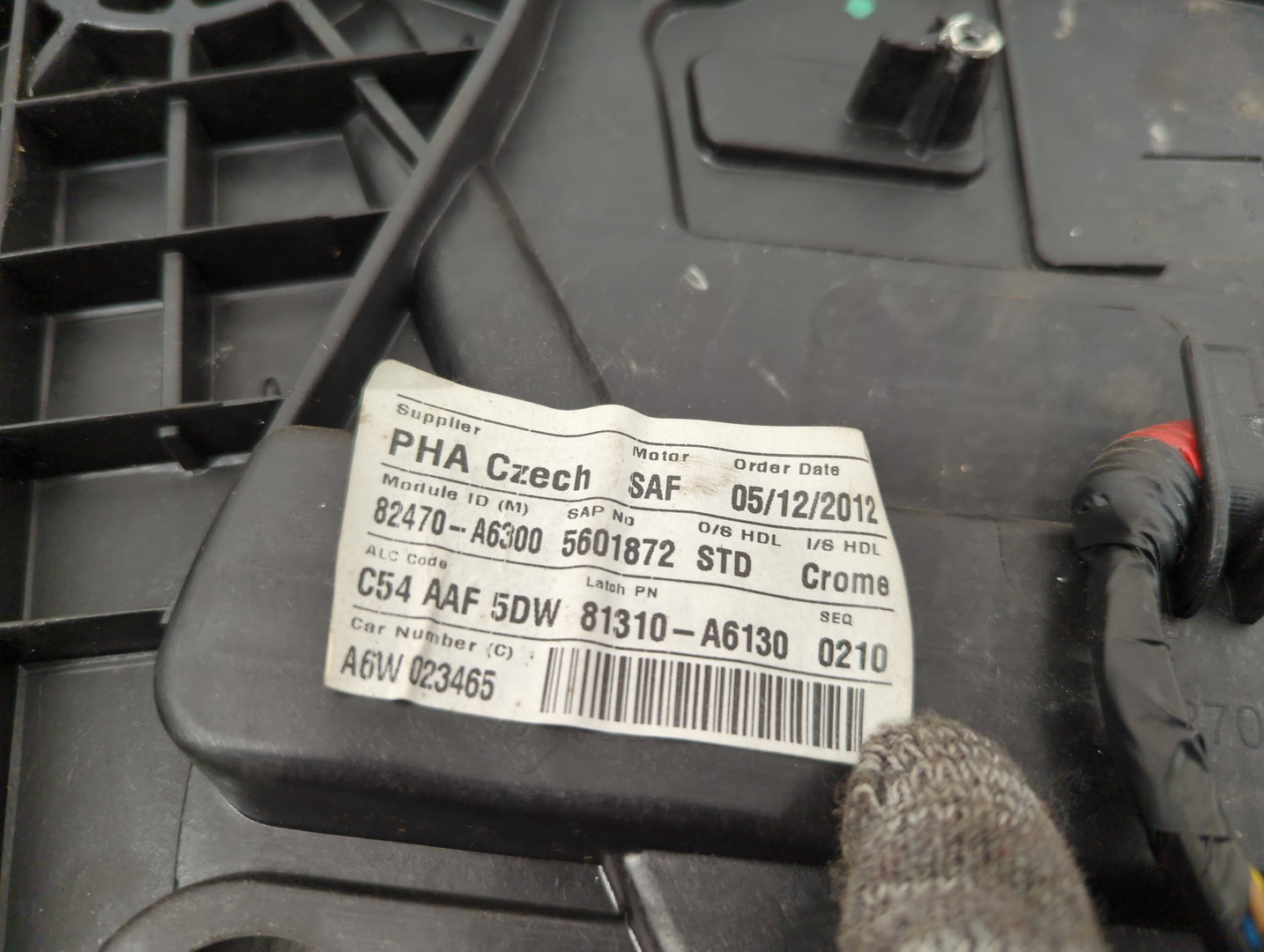 Стеклоподъемник электр. передний левый