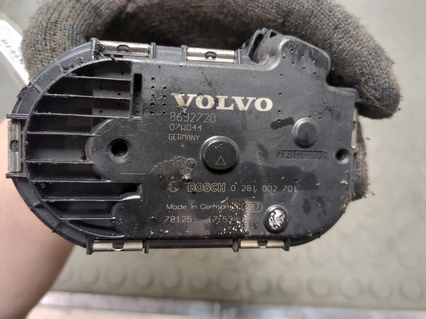 Заслонка дроссельная электрическая