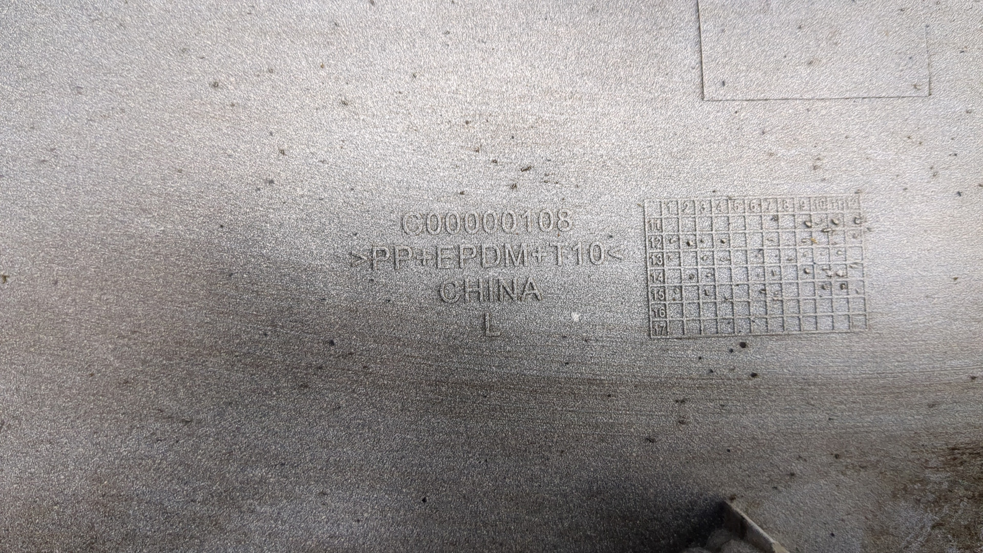 Накладка переднего бампера