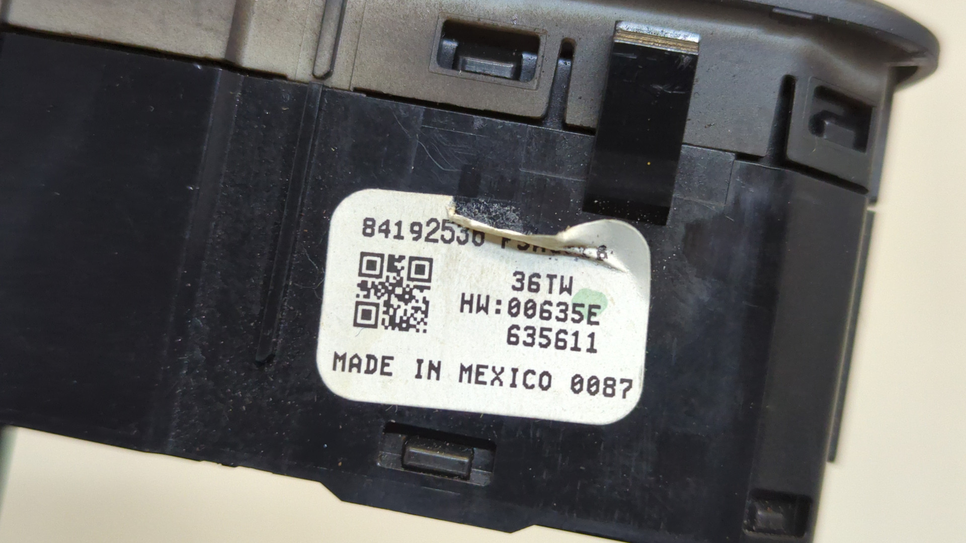 Переключатель света фар