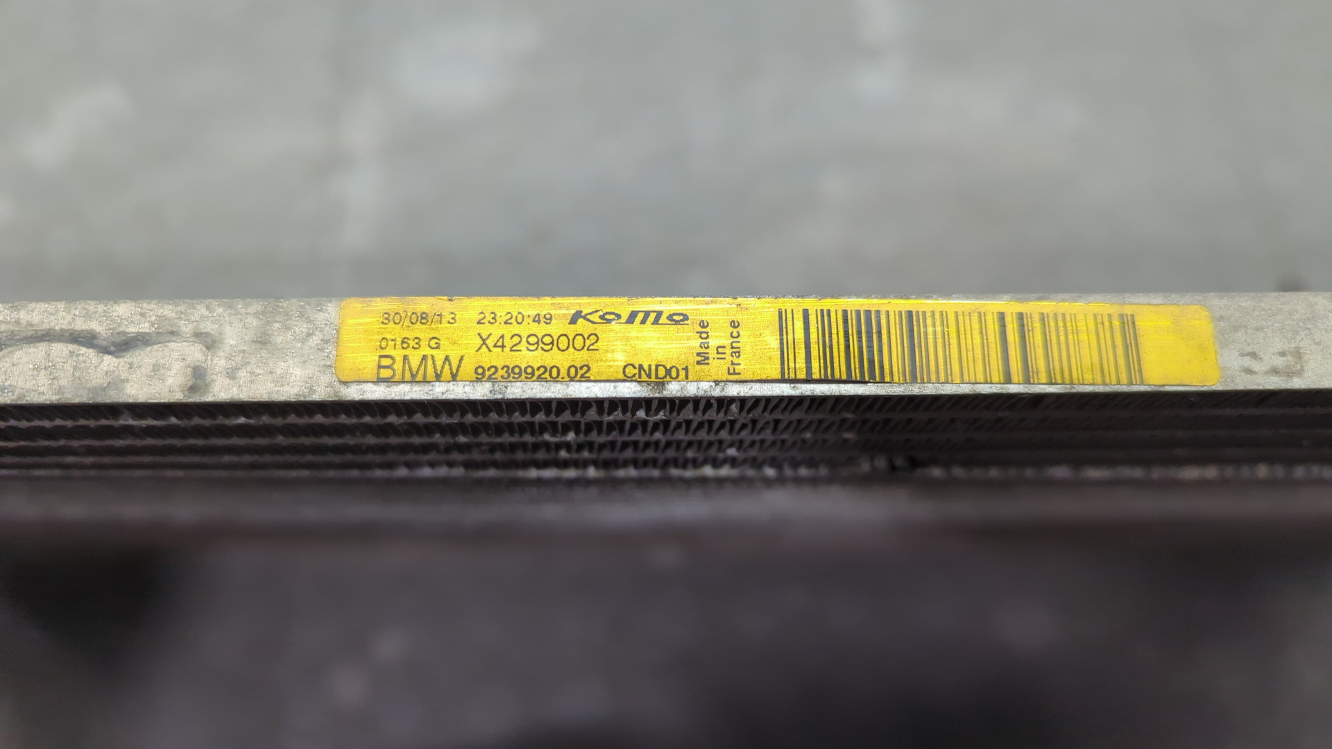 Радиатор кондиционера / конденсер