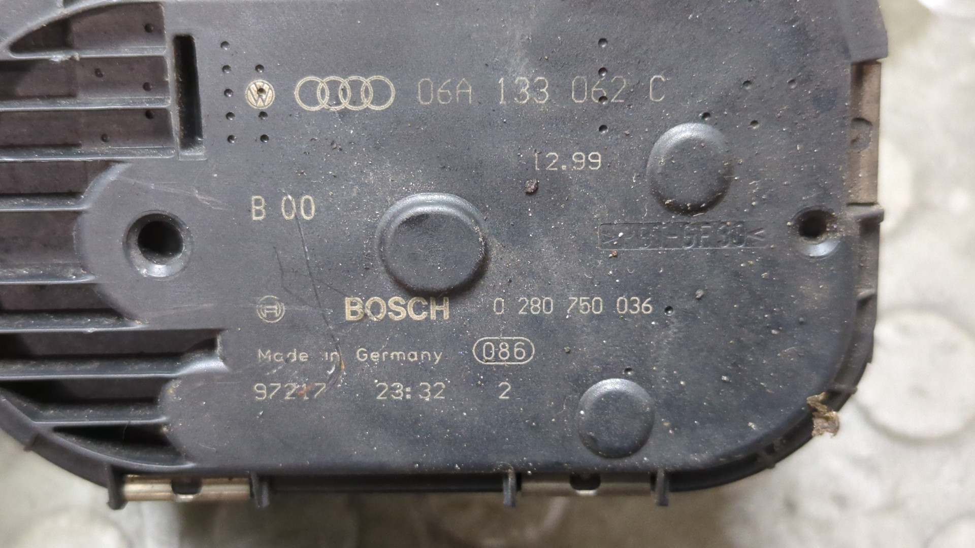 Заслонка дроссельная электрическая