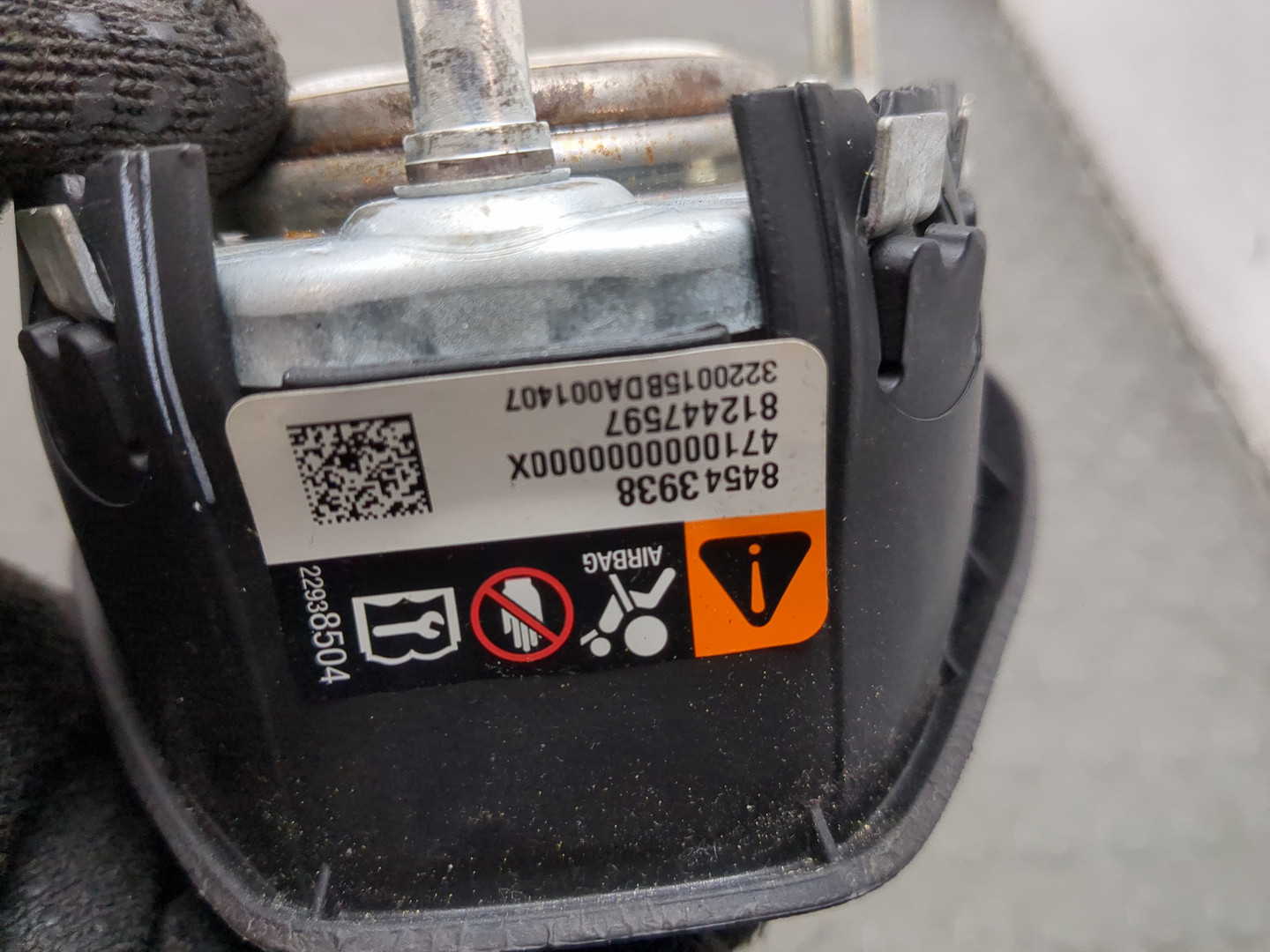 Подушка безопасности в рулевое колесо