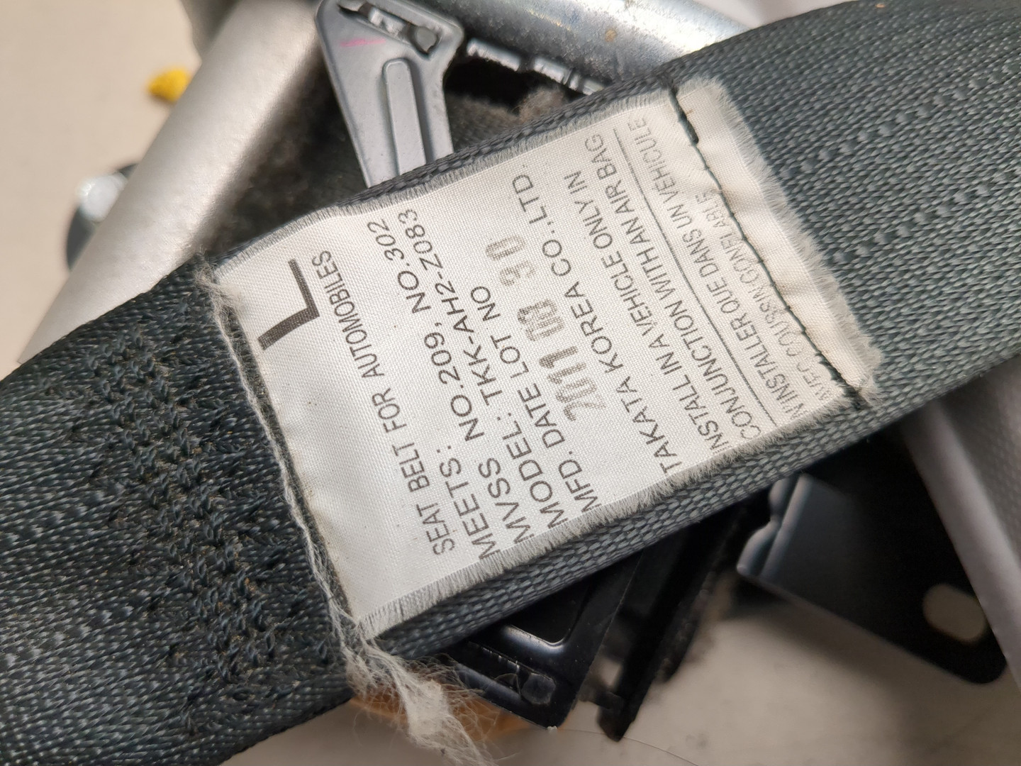 Ремень безопасности