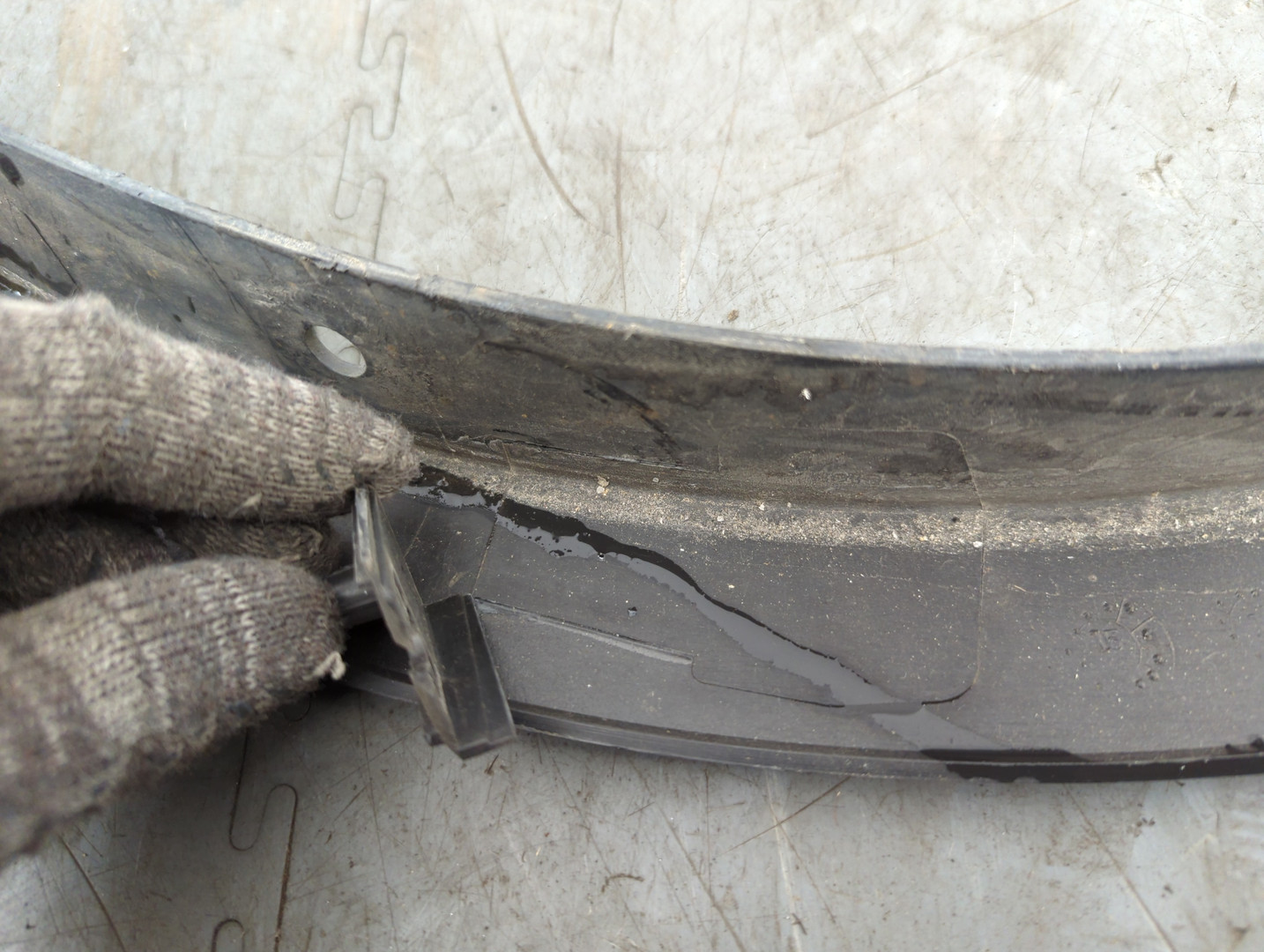 Накладка переднего крыла правого