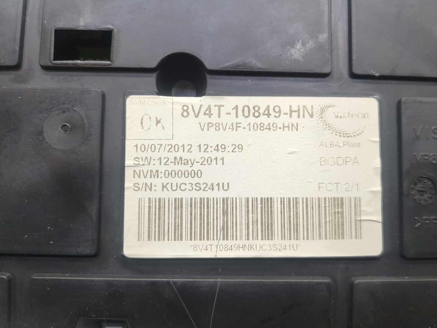 Панель приборов