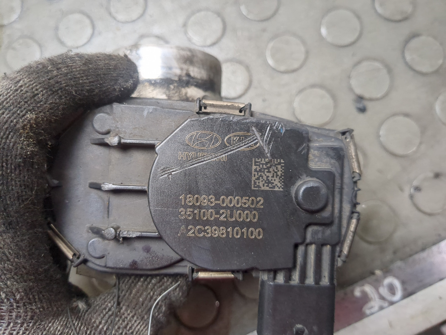 Заслонка дроссельная электрическая