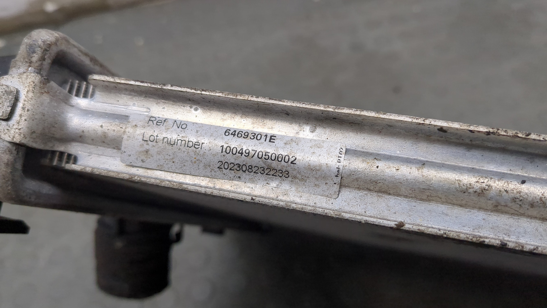 Радиатор охлаждения двигателя основной