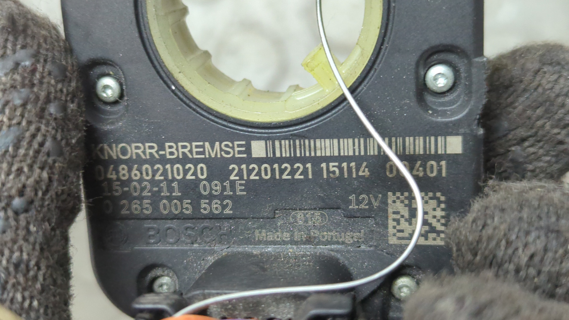 Датчик угла поворота рулевого колеса