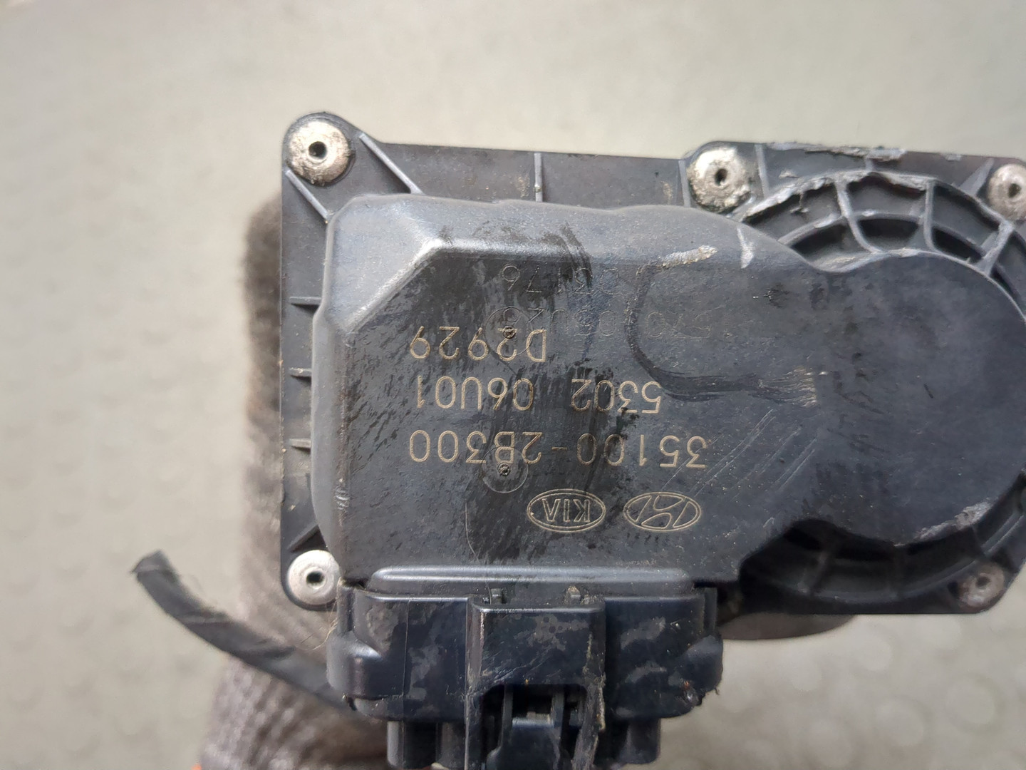 Заслонка дроссельная электрическая