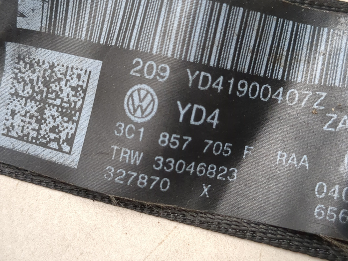 Ремень безопасности