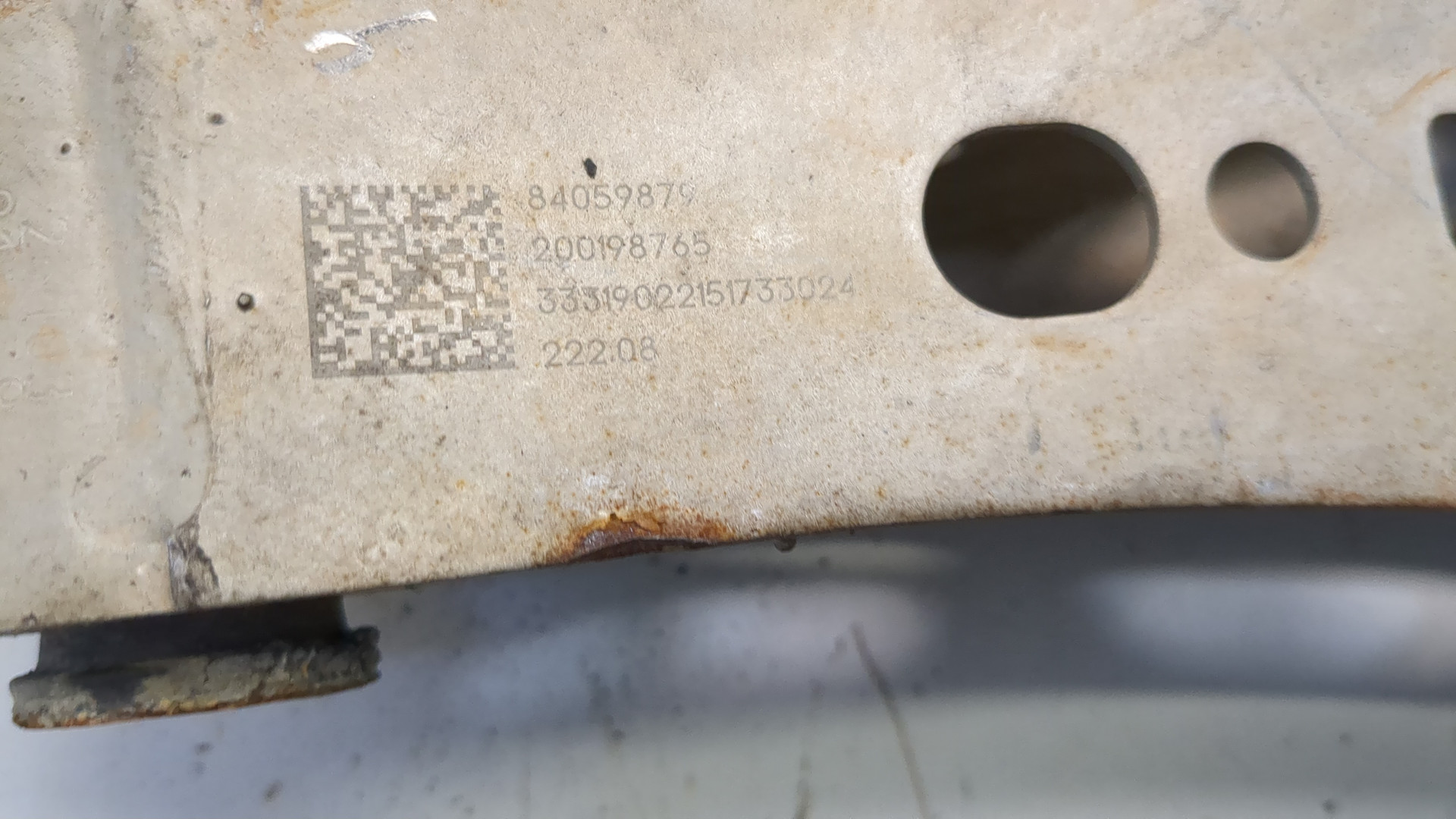 Рычаг задний