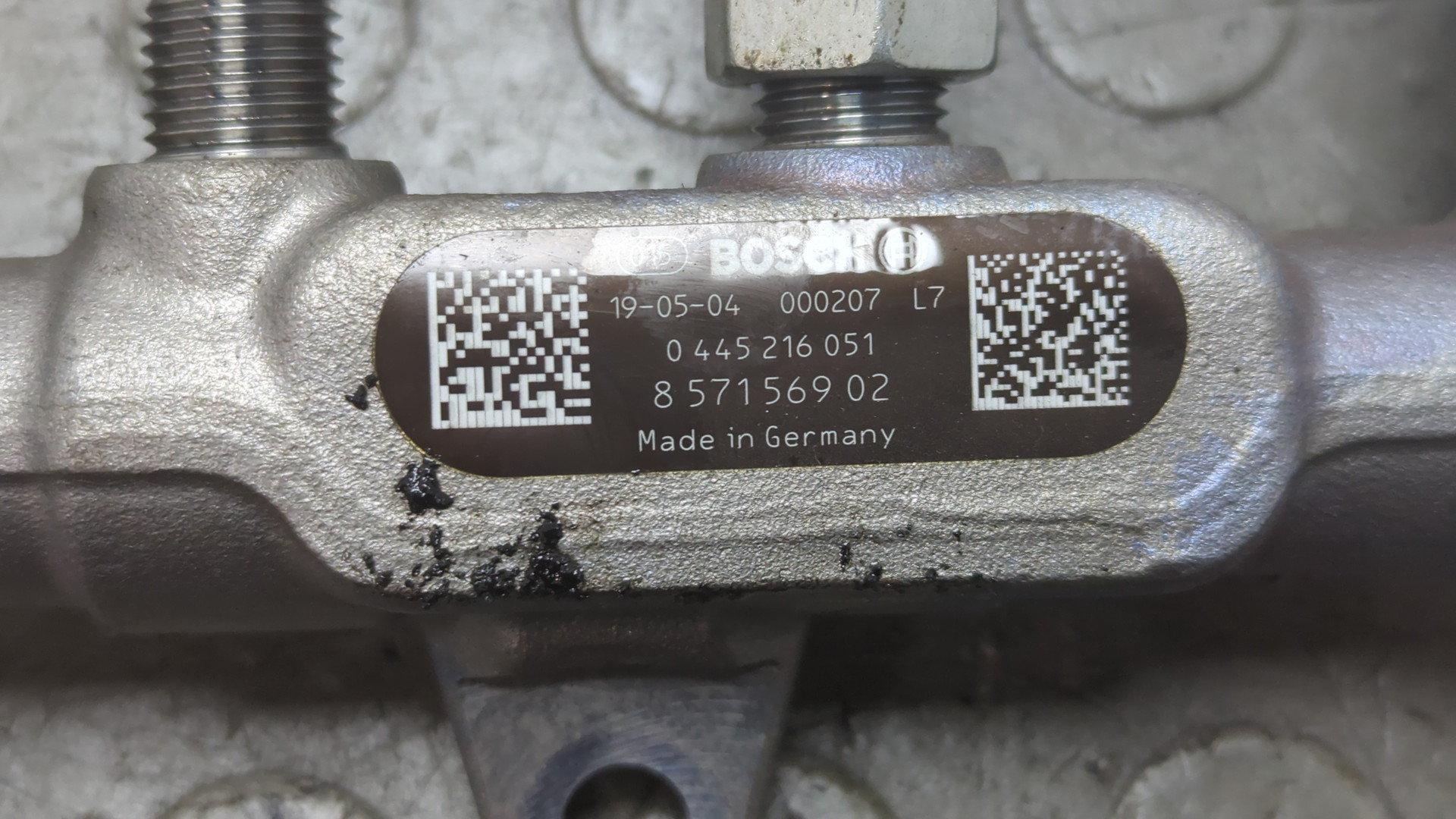 Рейка топливная (рампа)