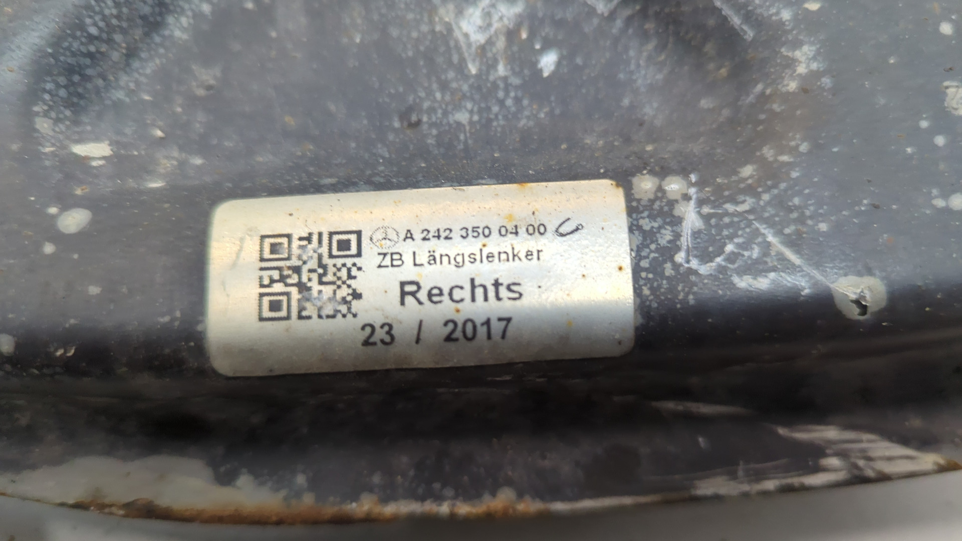 Рычаг задний правый