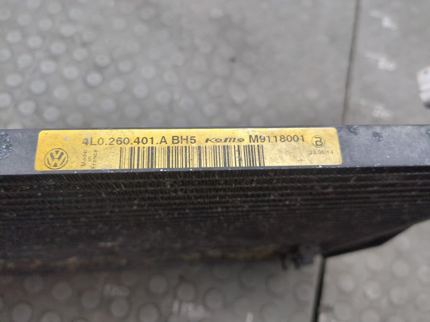 Радиатор кондиционера / конденсер