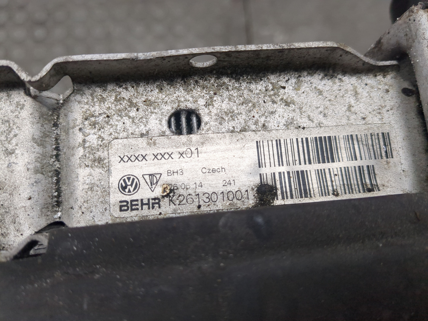 Радиатор охлаждения двигателя основной