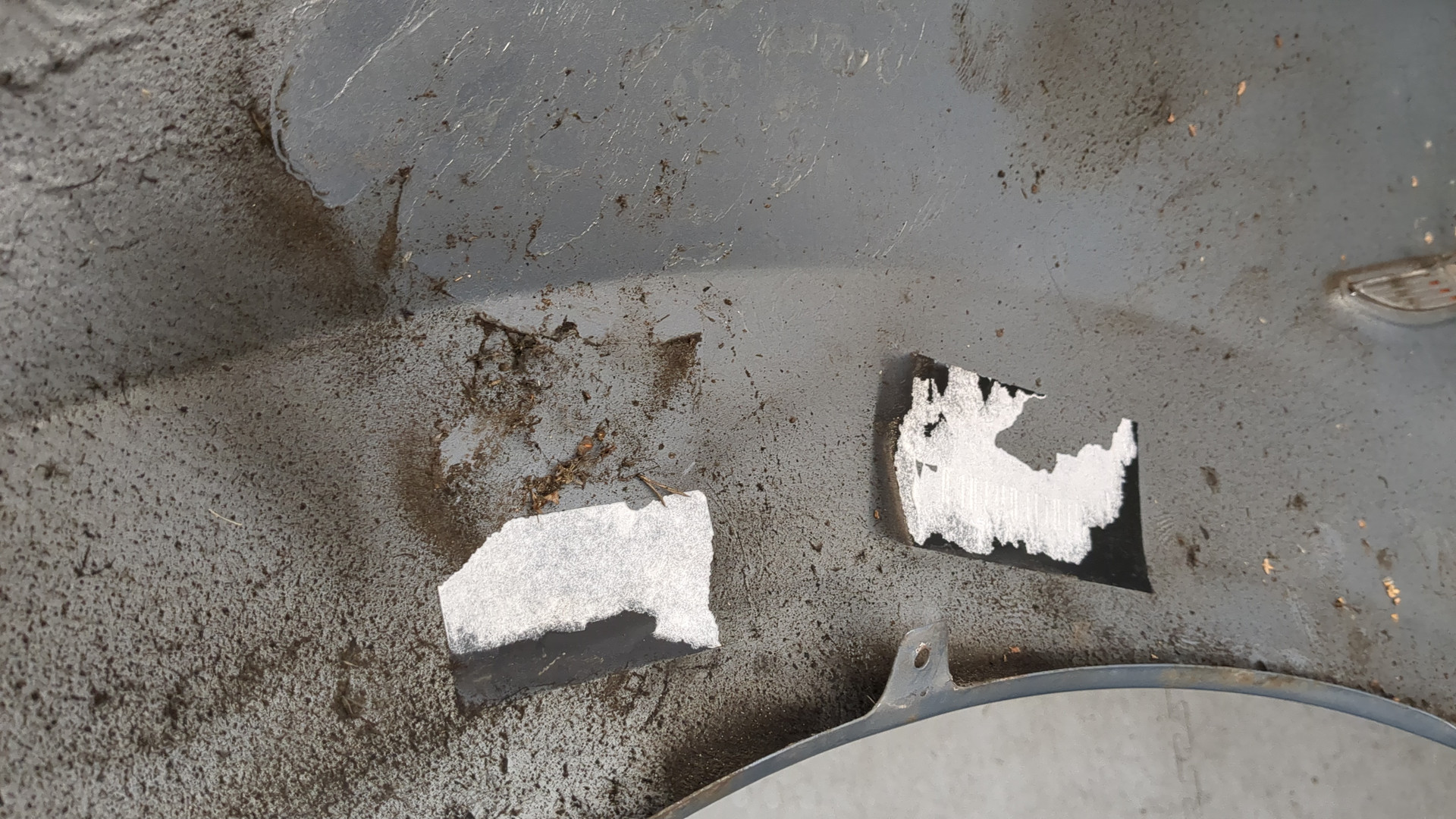 Крыло переднее правое