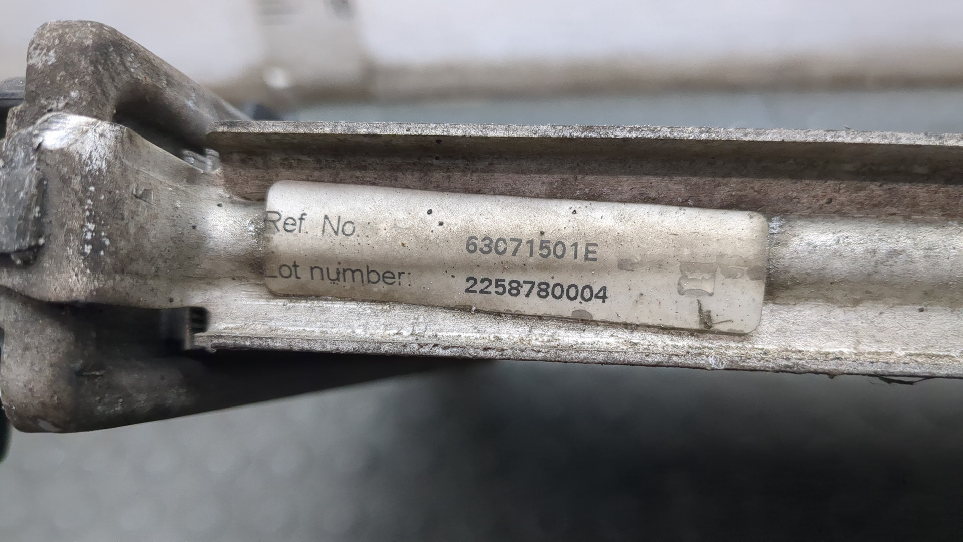 Радиатор охлаждения двигателя основной