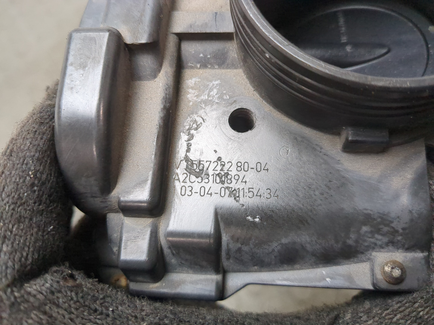 Заслонка дроссельная электрическая