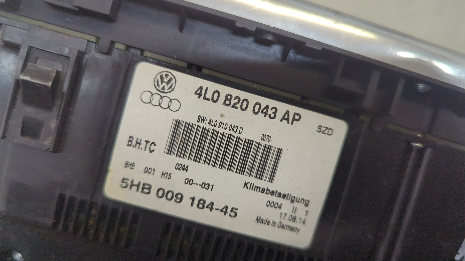 Переключатель отопителя