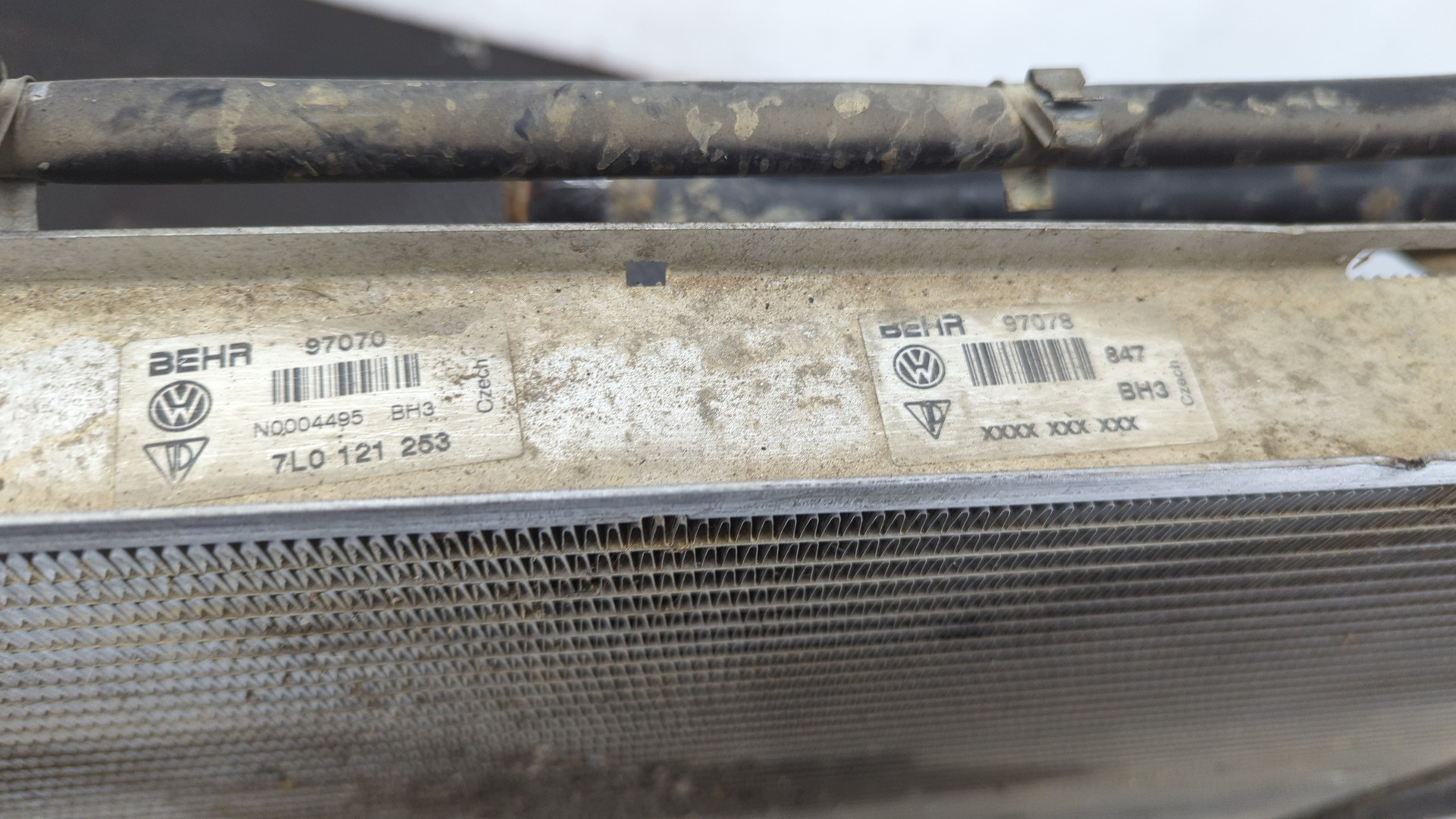 Радиатор охлаждения двигателя основной