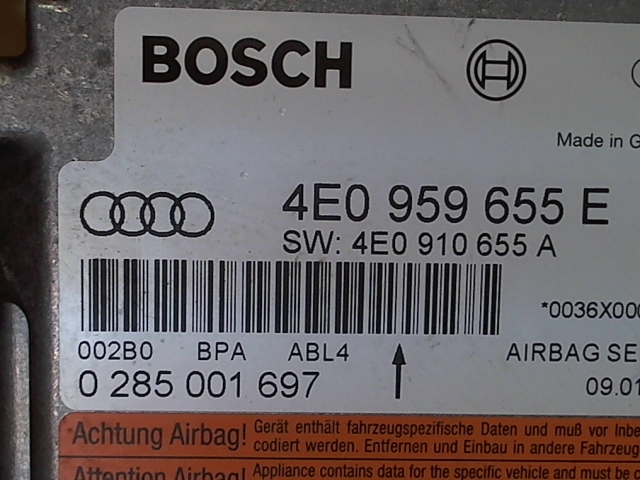 Блок управления подушек безопасности (AIR BAG)