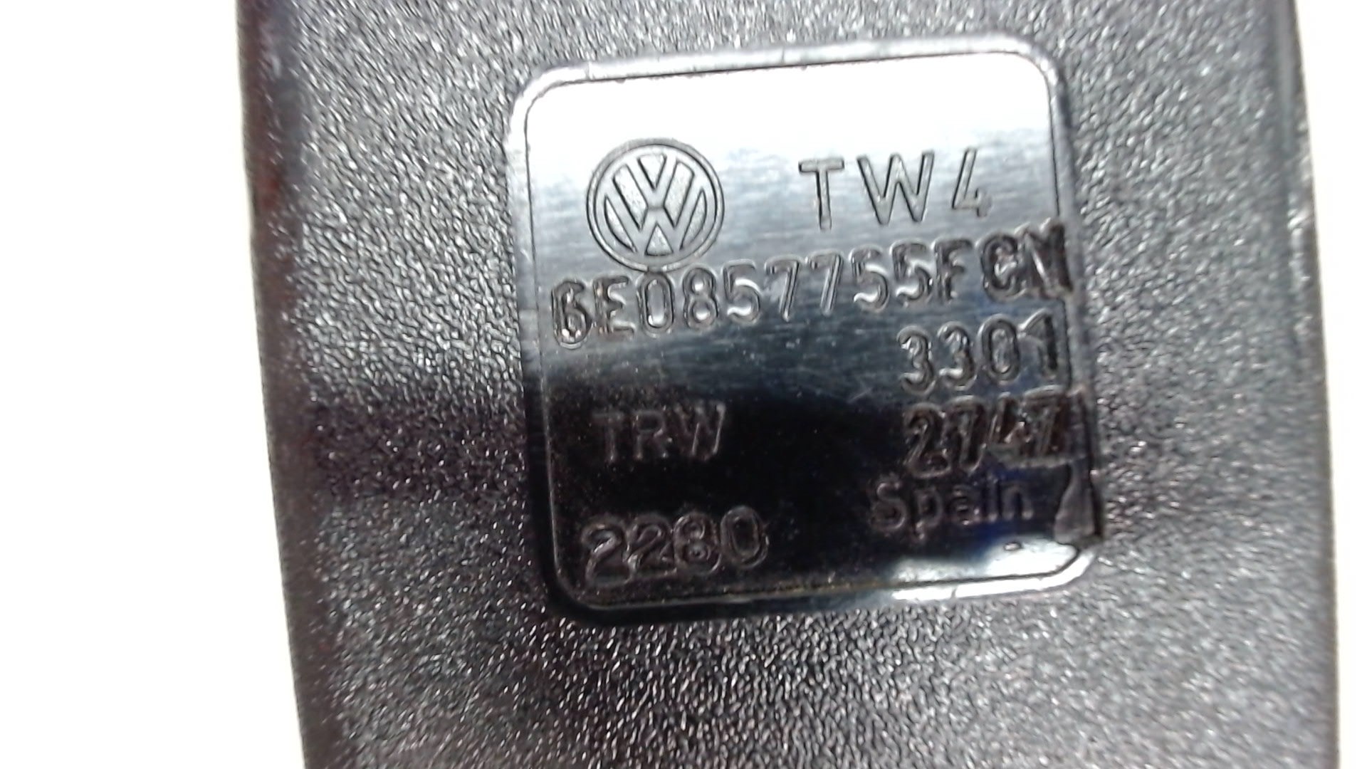 Ответная часть ремня безопасности