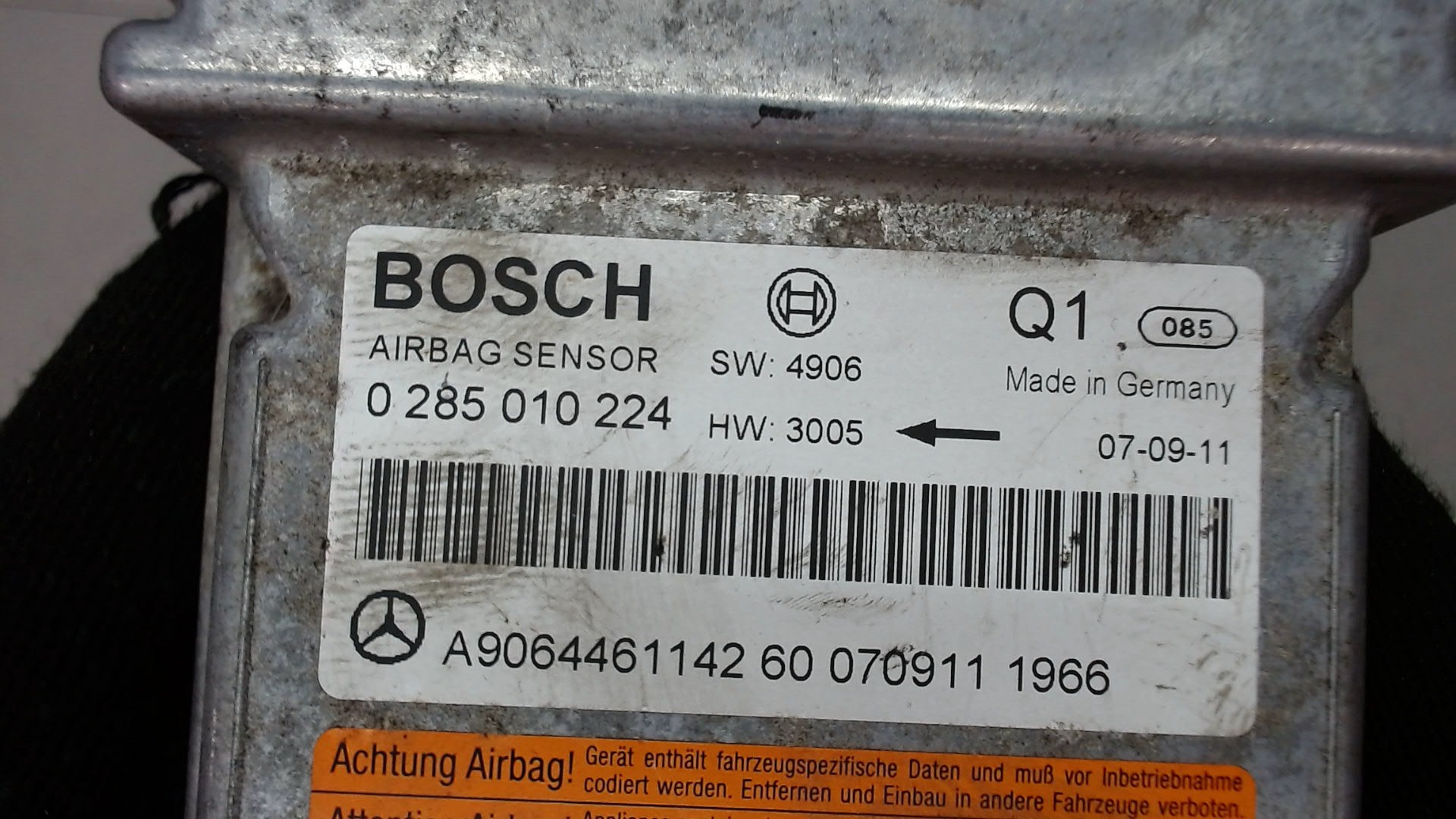 Блок управления подушек безопасности (AIR BAG)