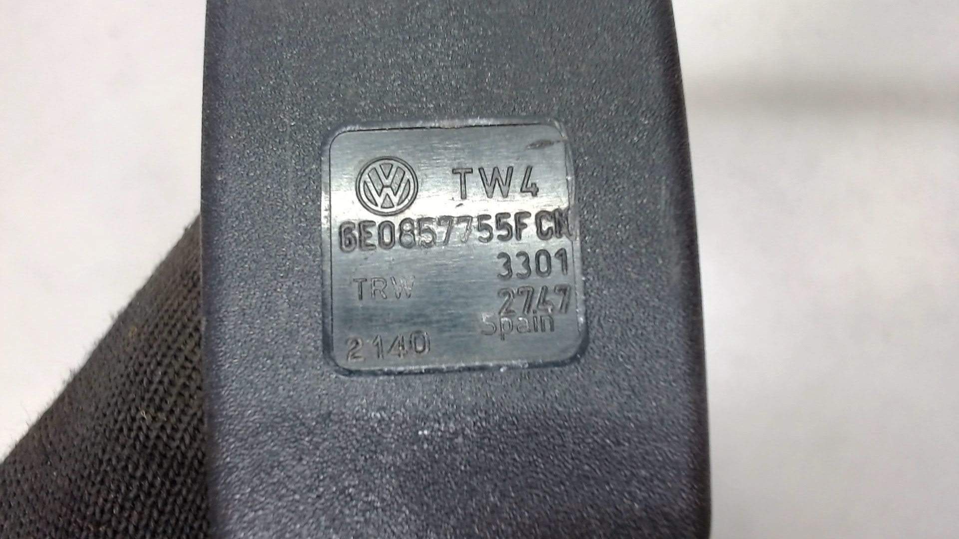 Ответная часть ремня безопасности