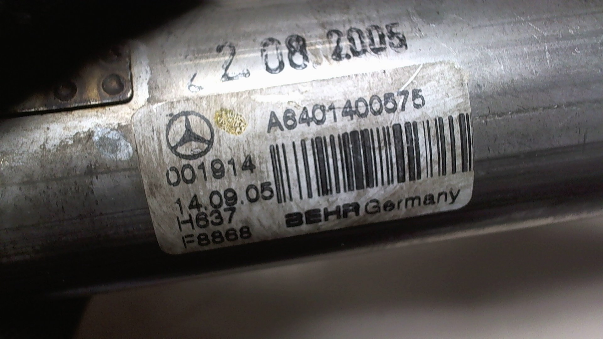 Тройник вентиляции картерных газов