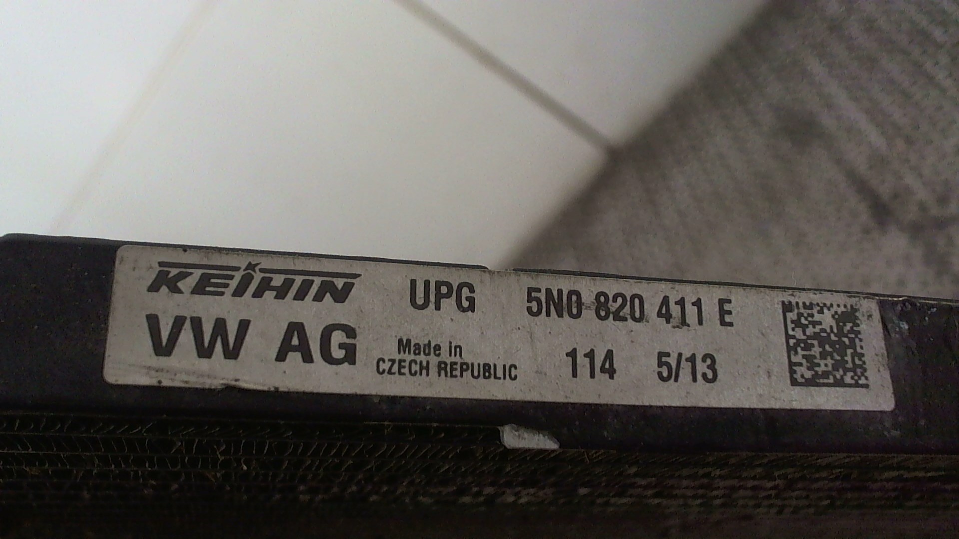 Радиатор кондиционера / конденсер