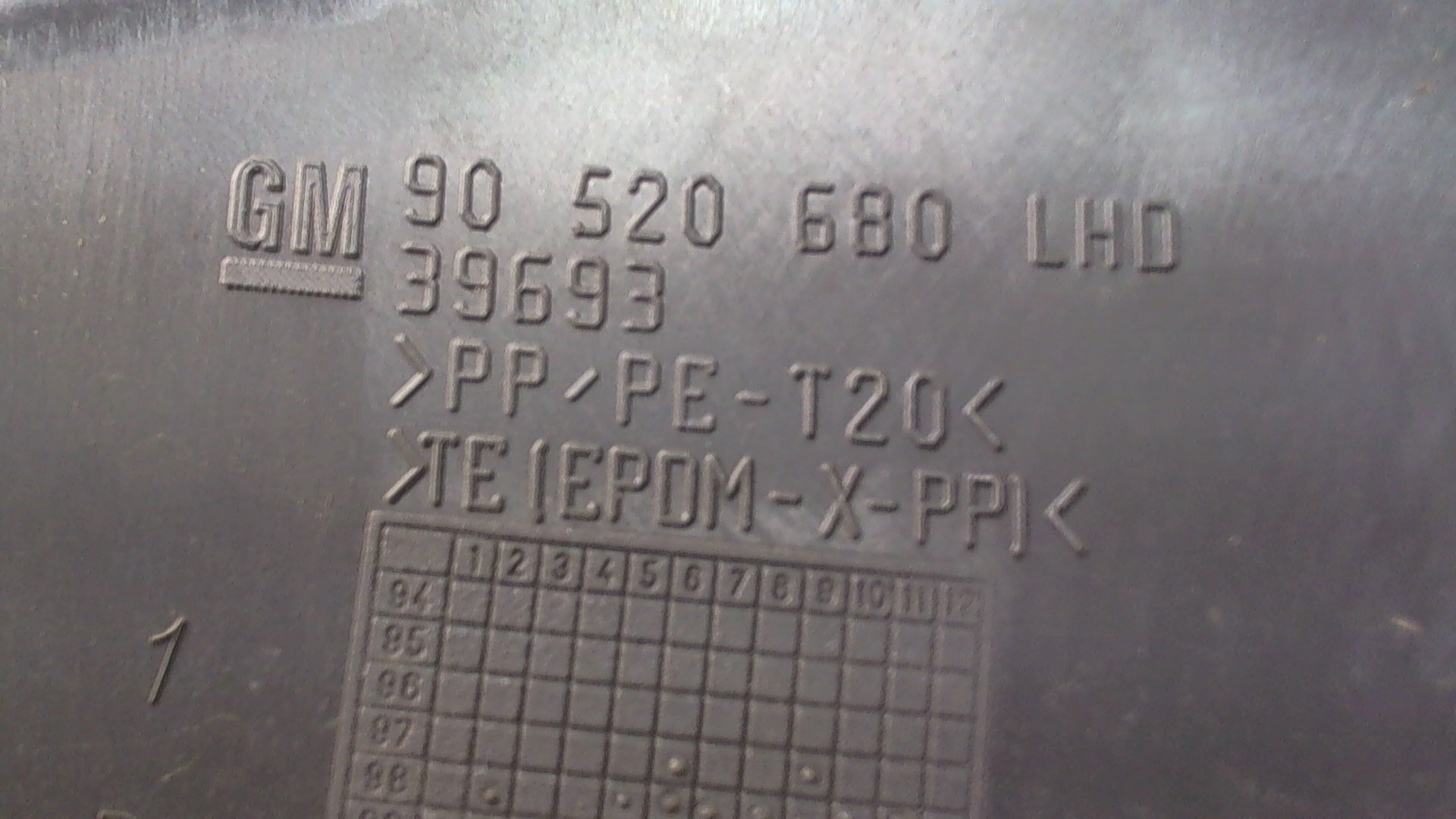 Решетка стеклоочистителей (Жабо)