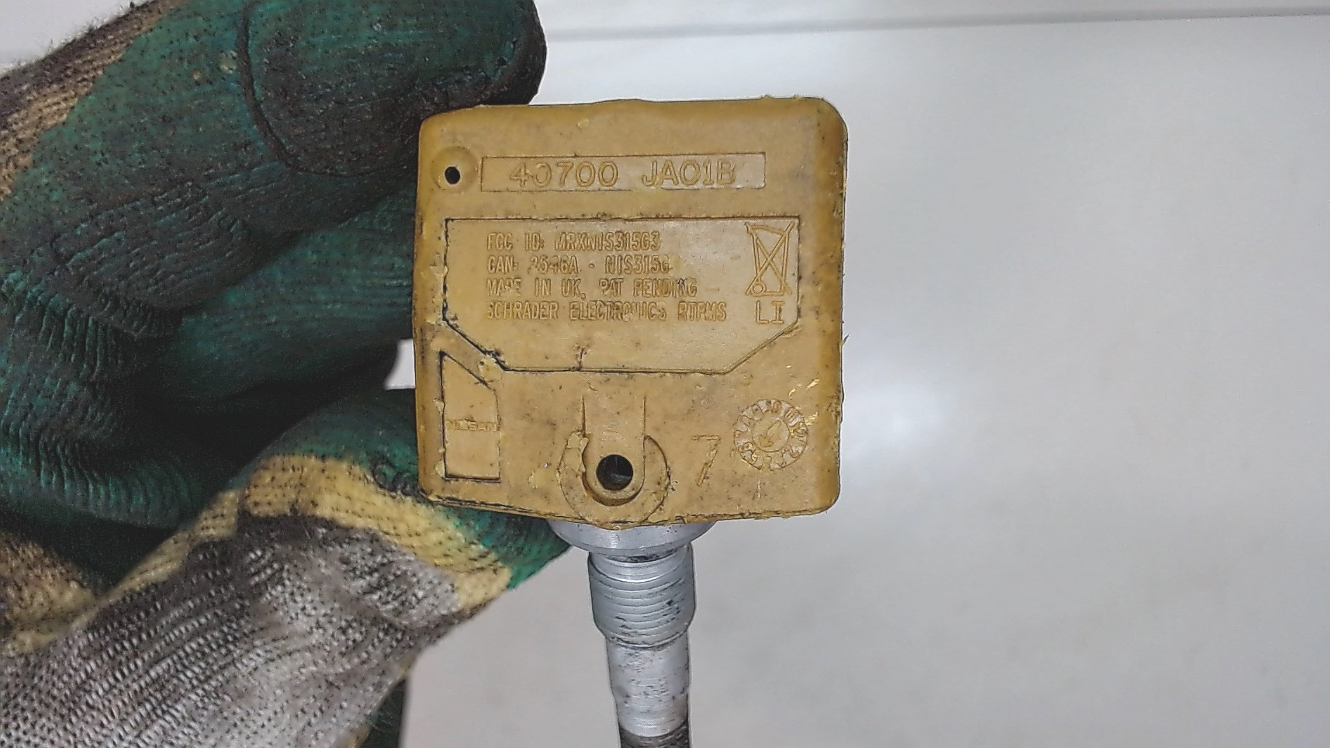 Датчик давления в шине