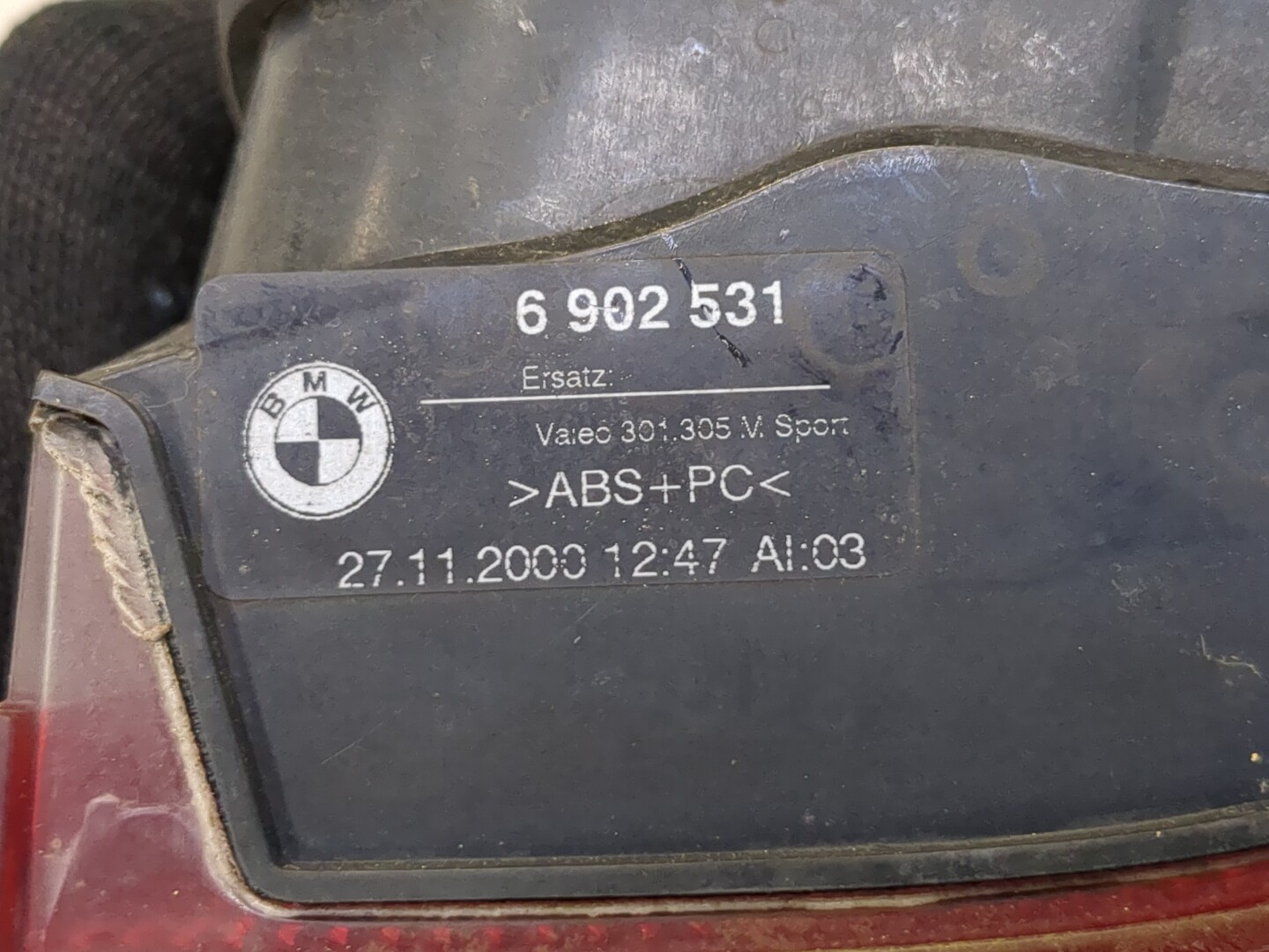 Фонарь задний левый