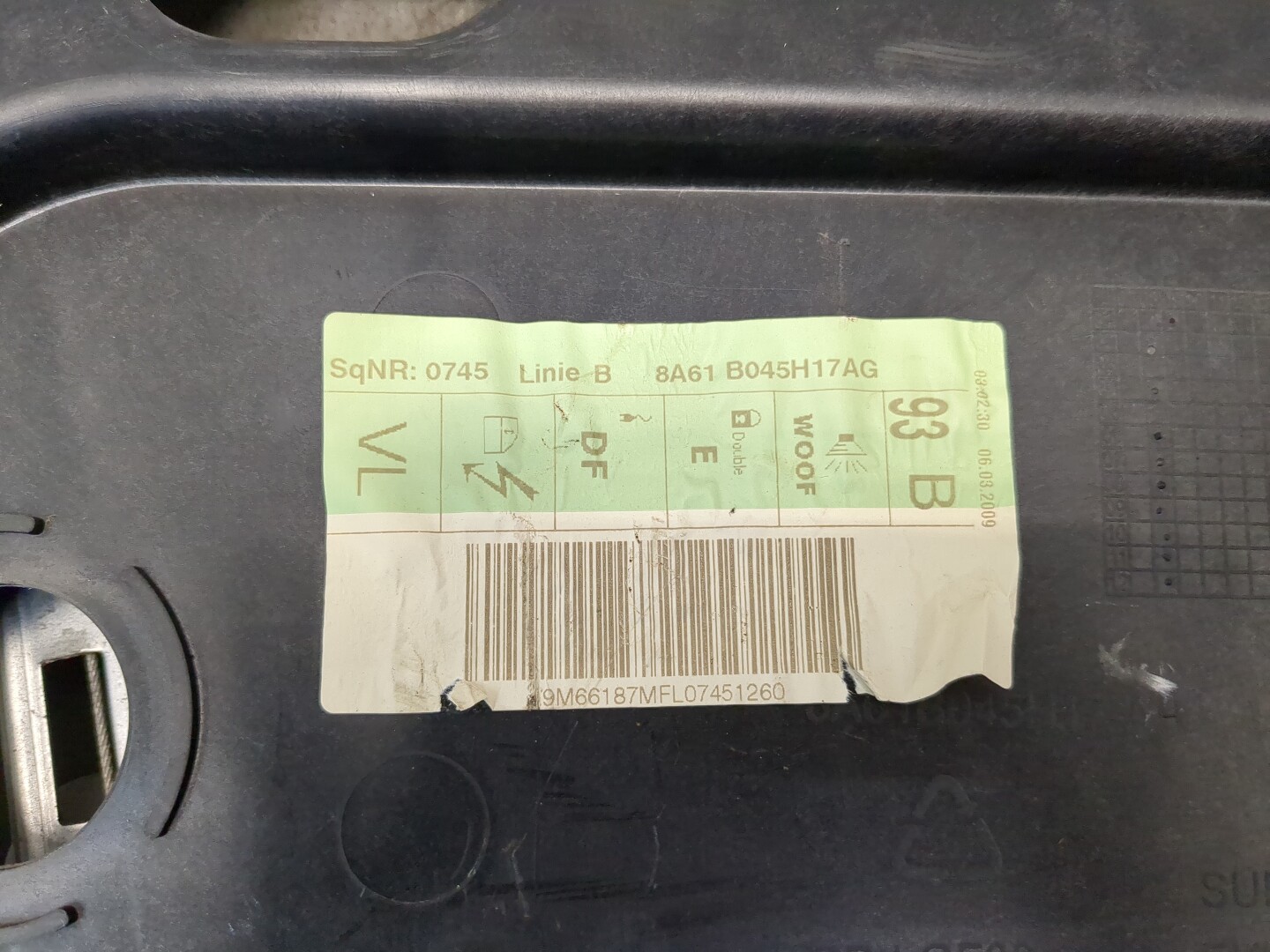 Стеклоподъемник электр. передний левый