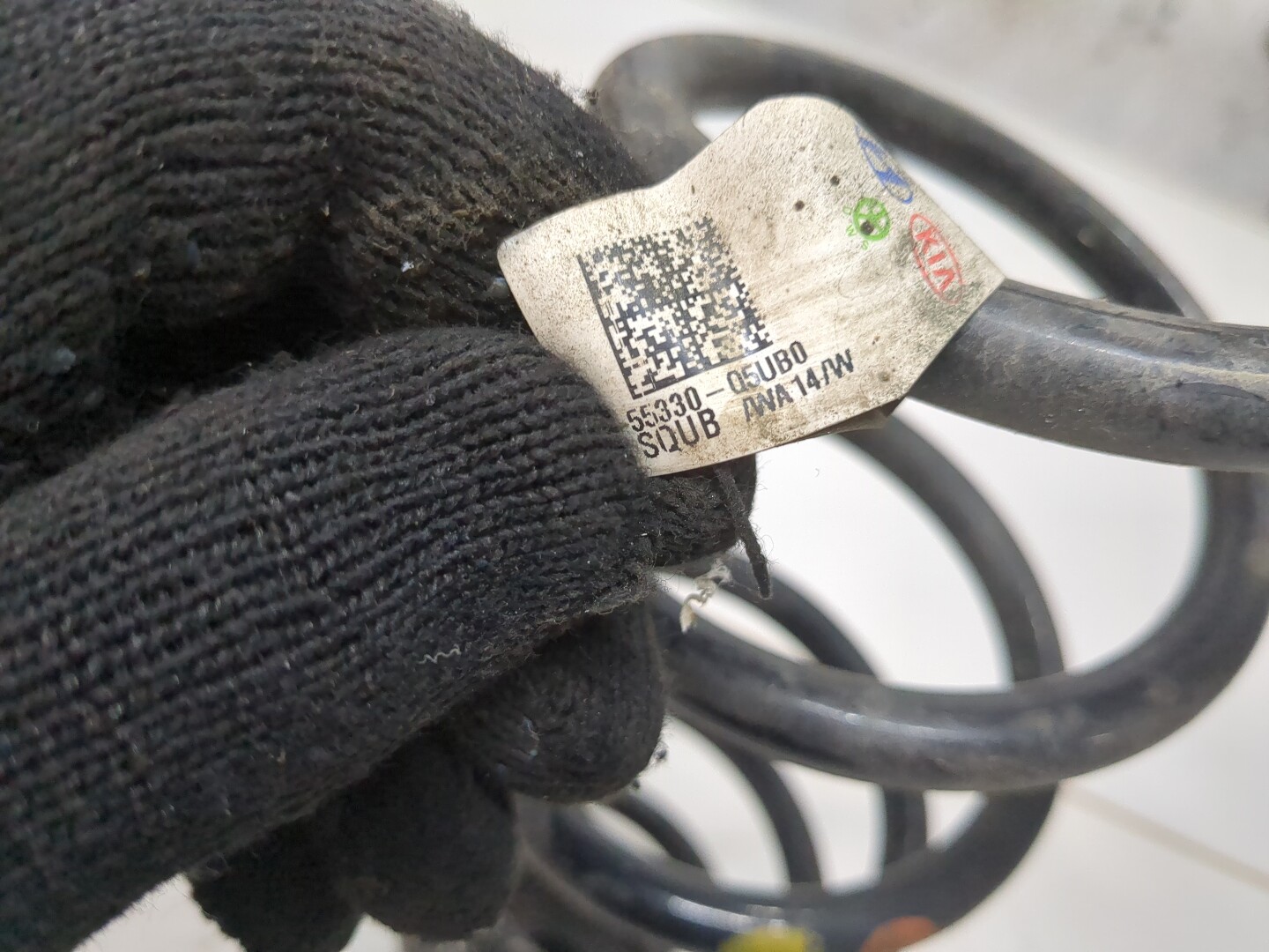 Пружина задняя