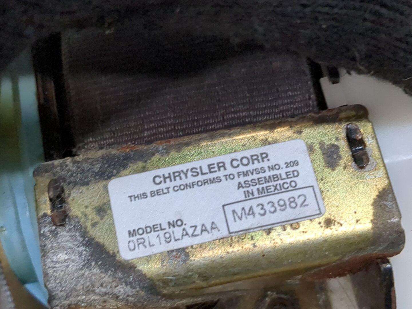 Ремень безопасности