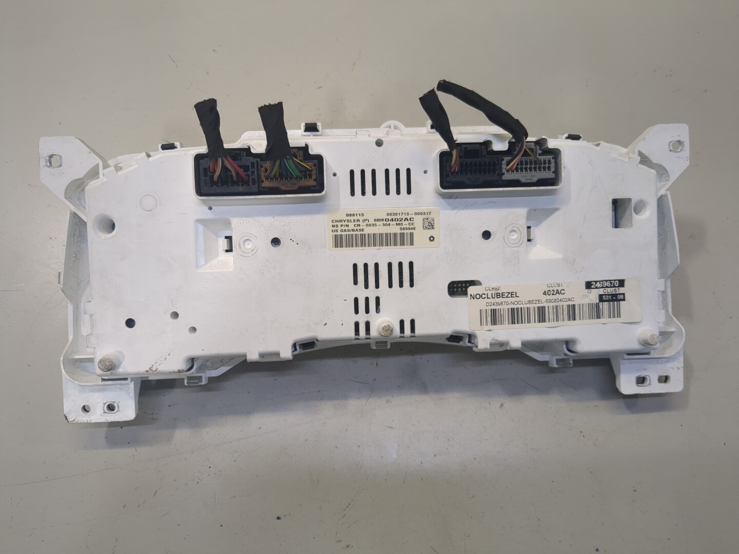 Панель приборов