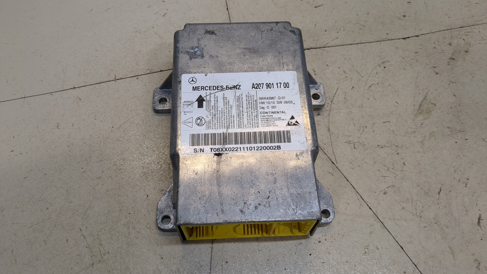 Блок управления подушек безопасности (AIR BAG)