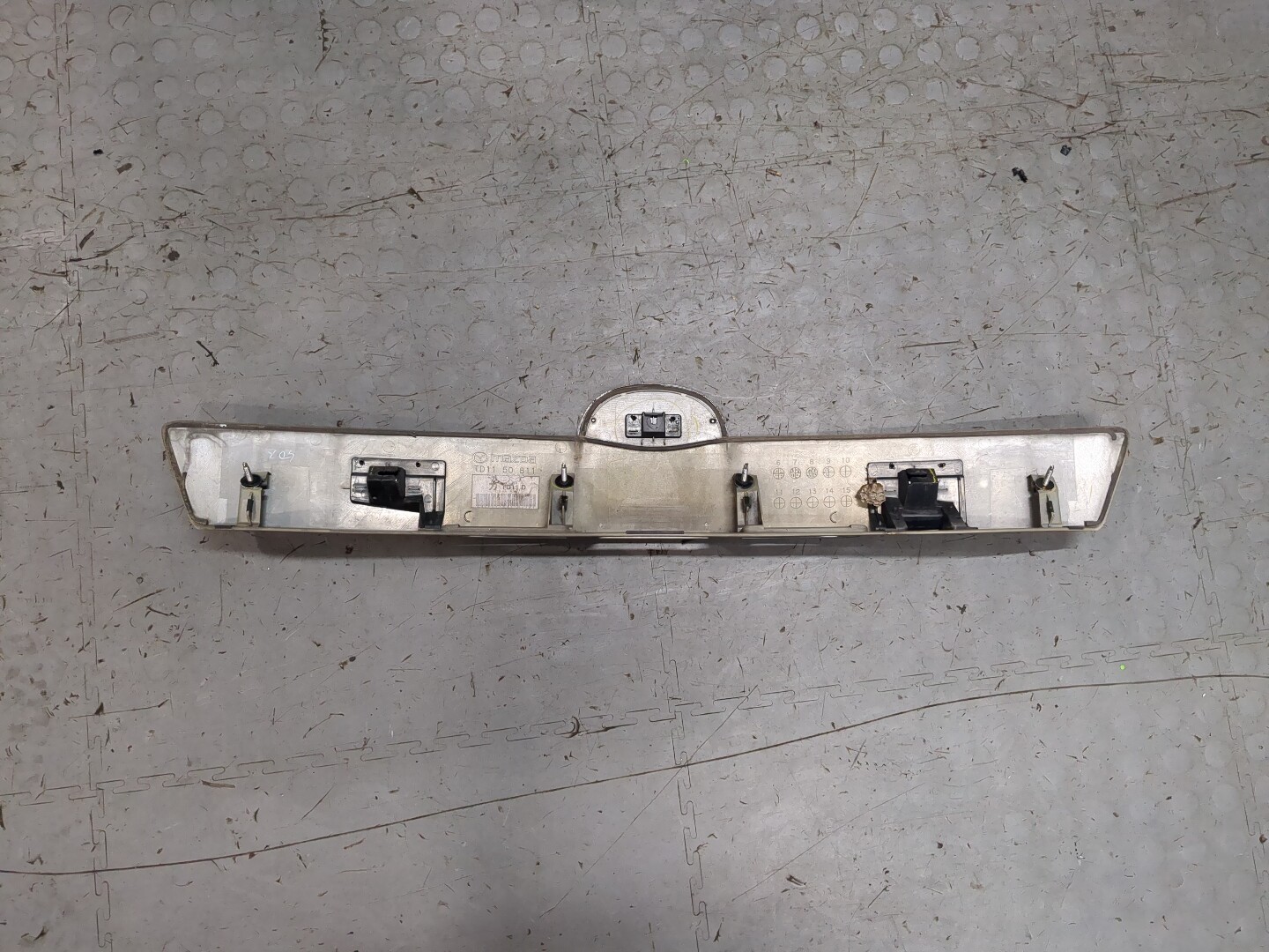 Фонарь подсветки номера