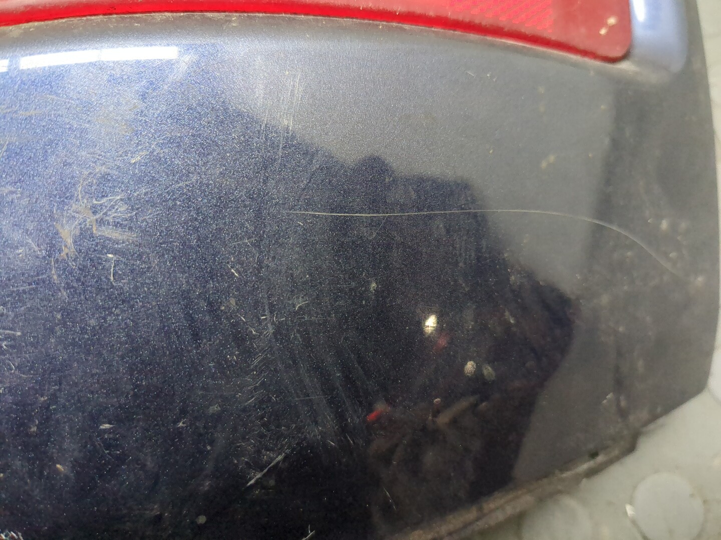 Накладка заднего бампера левая