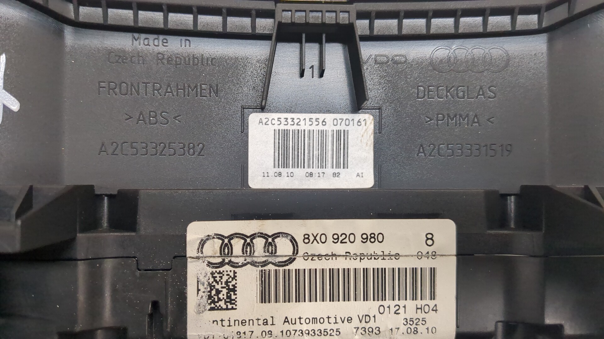 Панель приборов