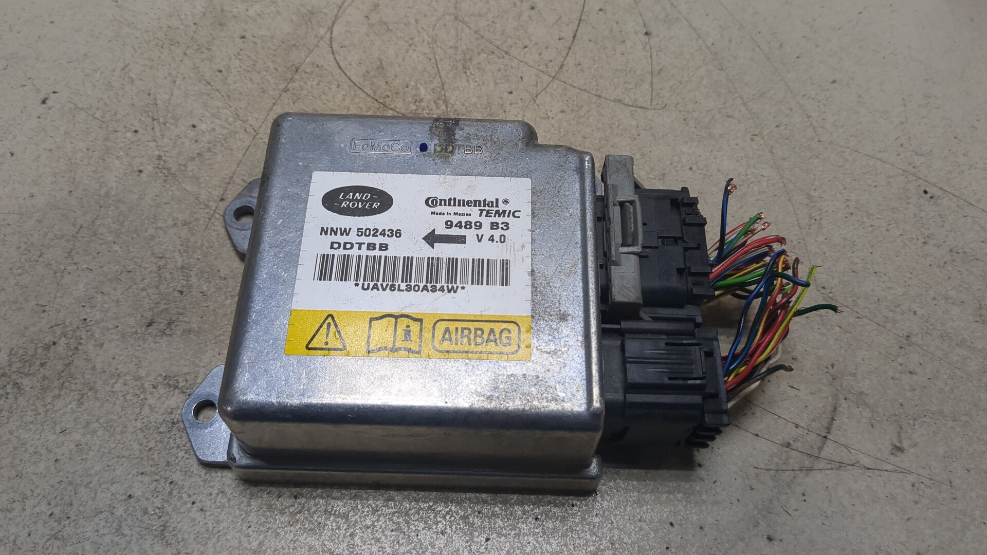 Блок управления подушек безопасности (AIR BAG)