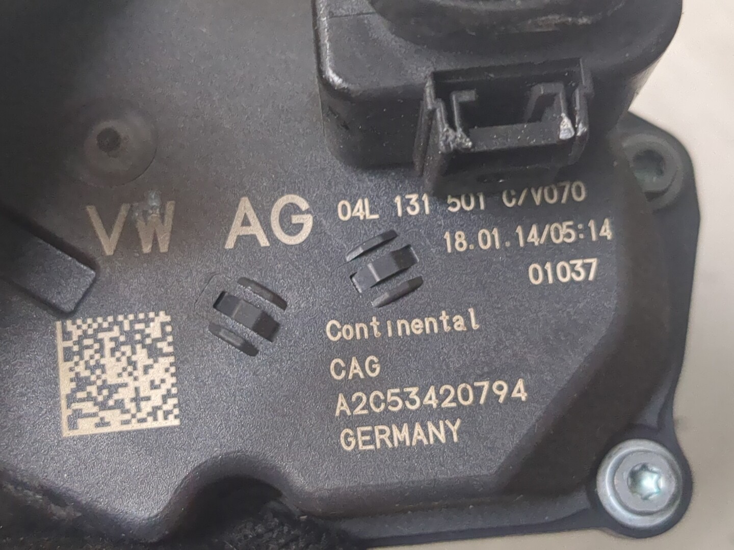 Заслонка дроссельная электрическая