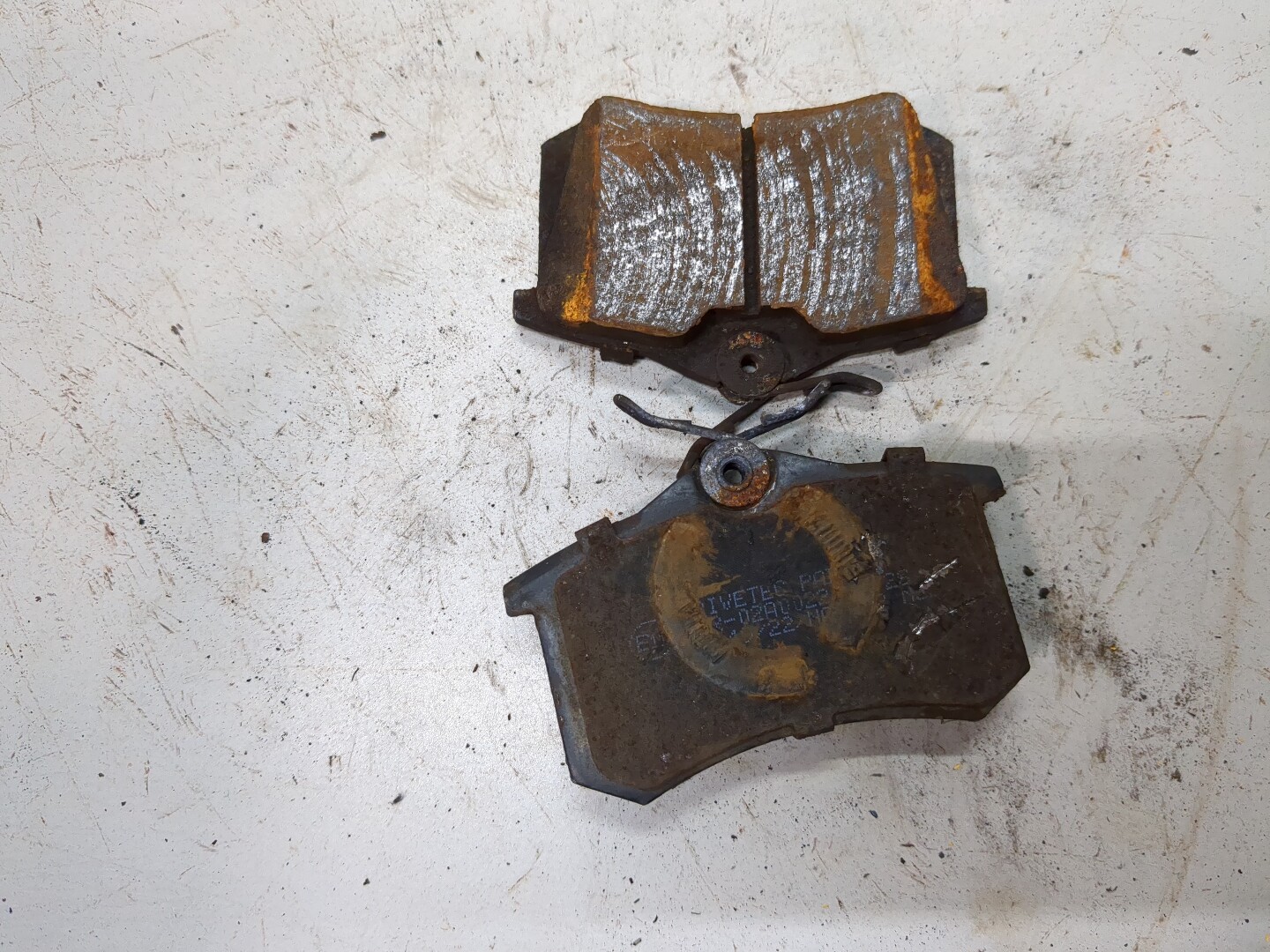 Колодки тормозные задние дисковые к-т