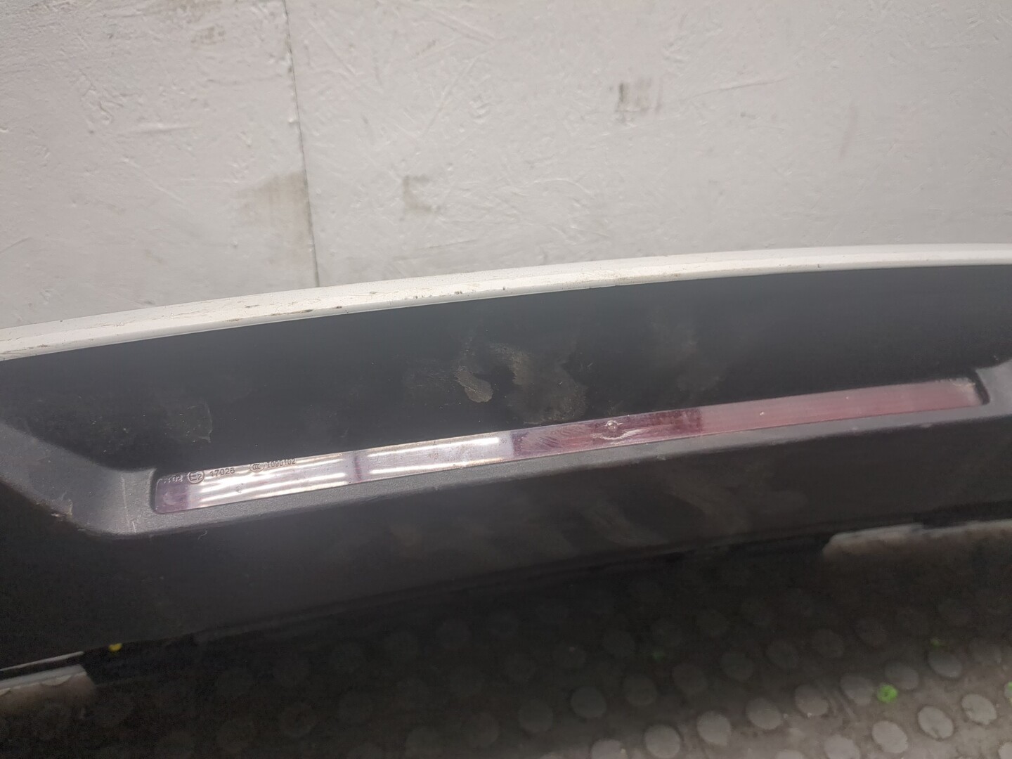 Спойлер переднего бампера