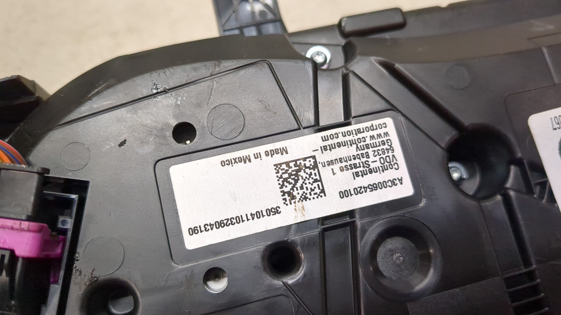 Панель приборов