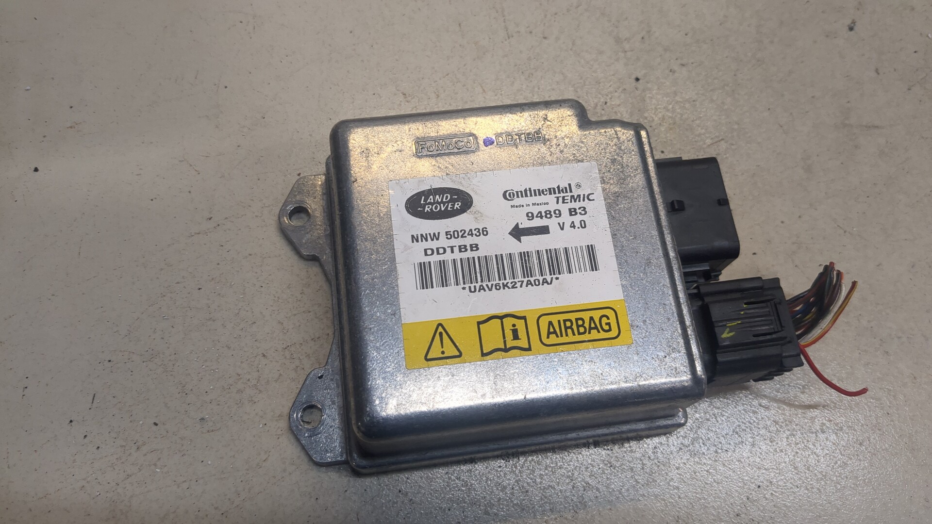 Блок управления подушек безопасности (AIR BAG)