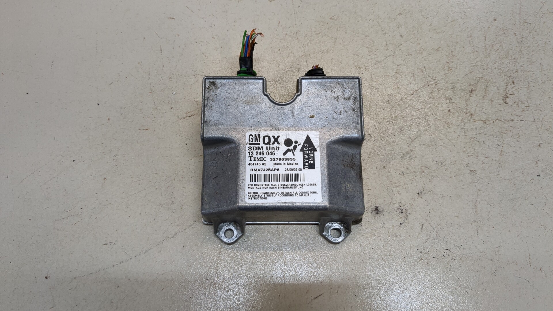 Блок управления подушек безопасности (AIR BAG)