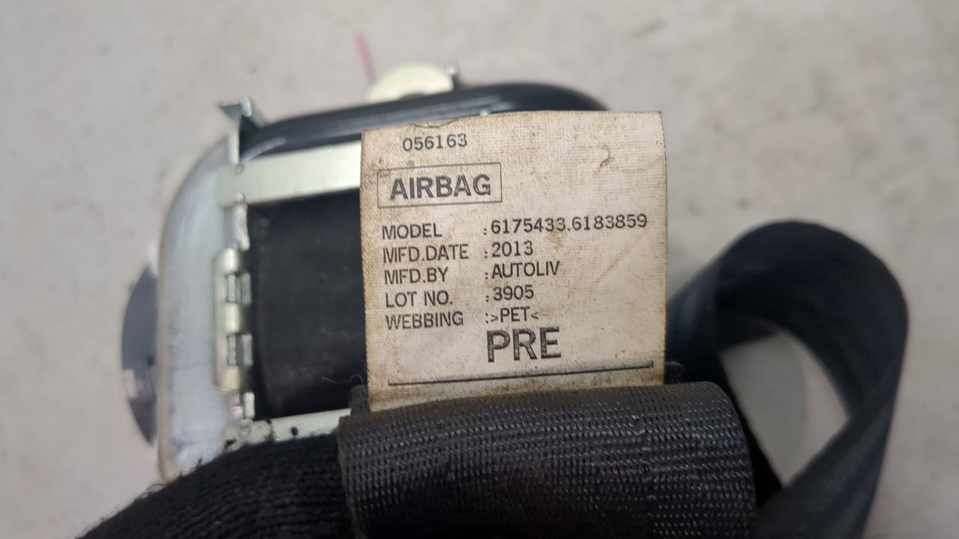 Ремень безопасности